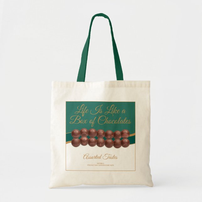 Bolsa Tote Life Is Like a Box of Chocolates (Frente)