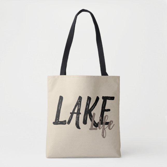 Bolsa Tote LIFE LAGO náutico | (Frente)
