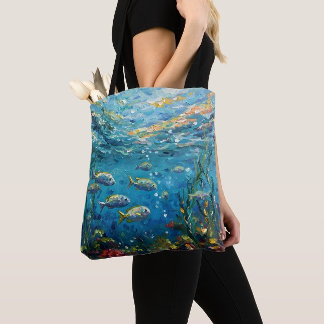 Bolsa Tote Life Under The Sea (Close Up)