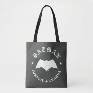 Bolsa Tote Liga da Justiça Batman Retro Bat Emblem