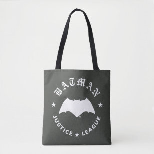 Bolsa Tote Liga da Justiça   Batman Retro Bat Emblem