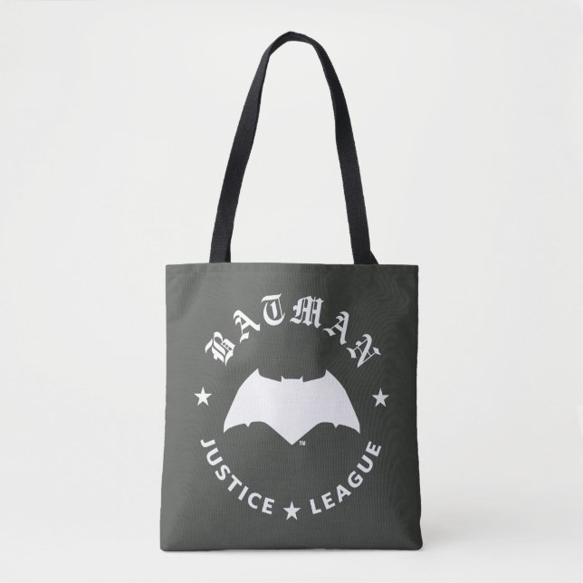 Bolsa Tote Liga da Justiça | Batman Retro Bat Emblem (Frente)