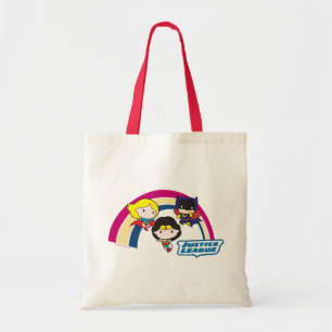 Bolsa Tote Liga da Justiça Chibi - Arco-Íris