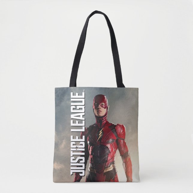Bolsa Tote Liga da Justiça | Flash no Battlefield (Frente)