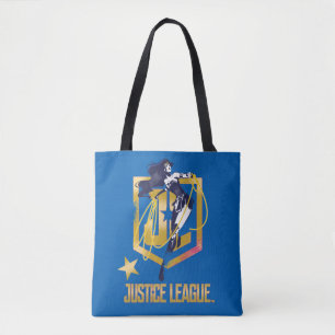 Bolsa Tote Liga da Justiça  Maravilha Pop de Logotipo JL
