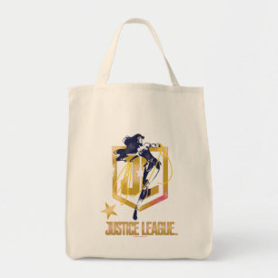 Bolsa Tote Liga da Justiça  Maravilha Pop de Logotipo JL