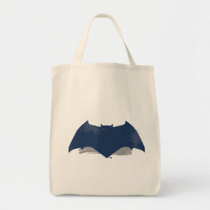 Bolsa Tote Liga da Justiça   Símbolo Pincel e Batman de Meio-