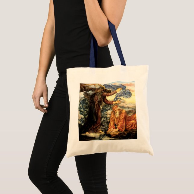 Bolsa Tote Ligado à Terra por Evelyn De Morgan, Arte Vitorian (Frente (produto))