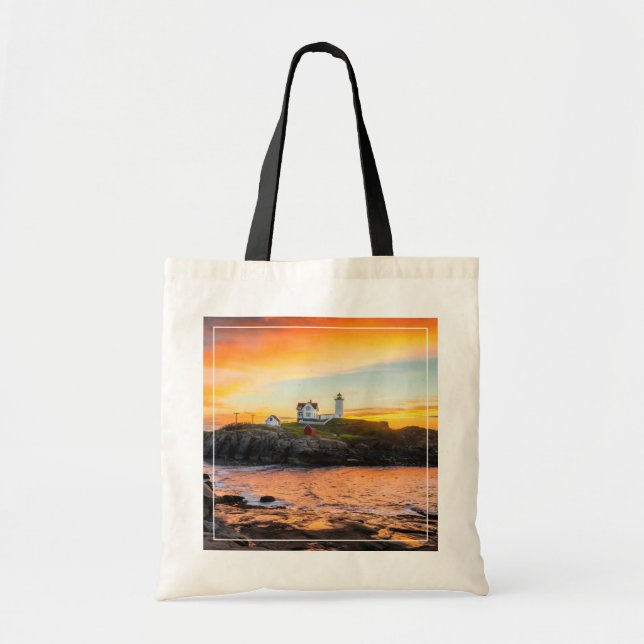 Bolsa Tote Lighthouses | Nubble Lighthouse Maine (Frente)