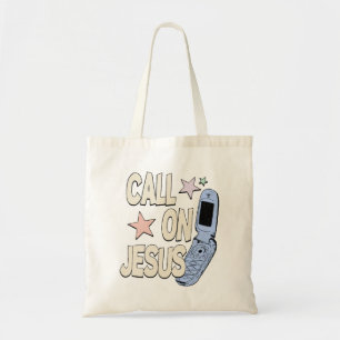 Bolsa Tote Ligue para Jesus – Design Retro Fé