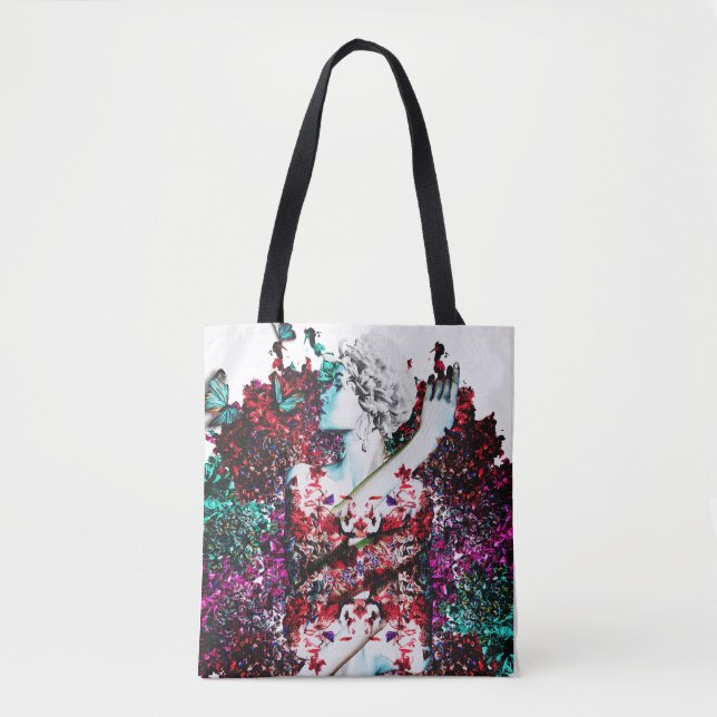 Bolsa Tote Like Flowering Flowers (Frente)