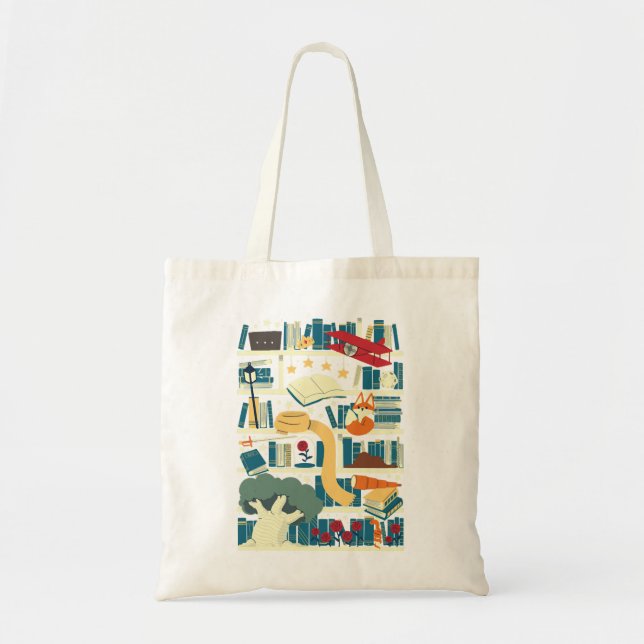 Bolsa Tote Lil Prince Library T-Shirt (Frente)