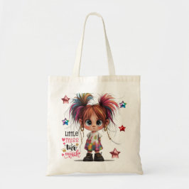 Bolsa Tote Lil Quirky Girl Demais Tote Bag