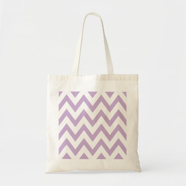 Bolsa Tote Lilac Chevron (Frente)