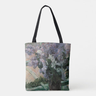 Bolsa Tote Lilases numa Janela por Mary Cassatt, Arte Antiga
