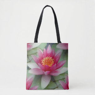 Bolsa Tote Lily de Água do Lotus Rosa