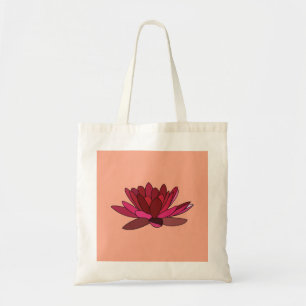 Bolsa Tote Lily de Água Rosa Vermelha
