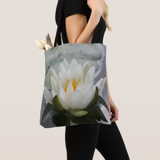Bolsa Tote Lily Lotus Flor (Close Up)