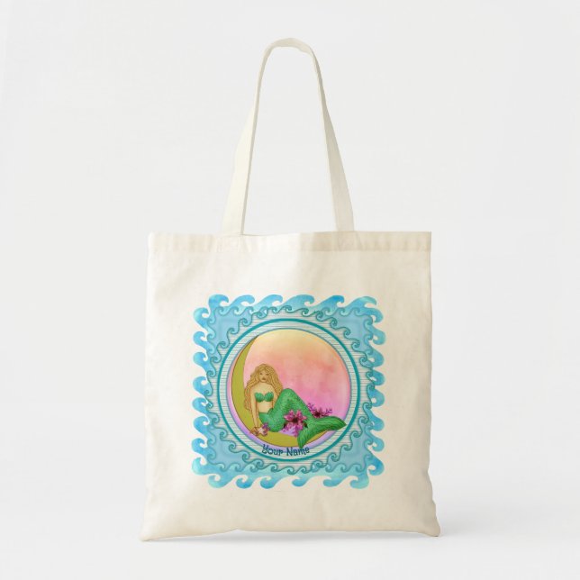 Bolsa Tote Lily Moon Mermaid  (Frente)