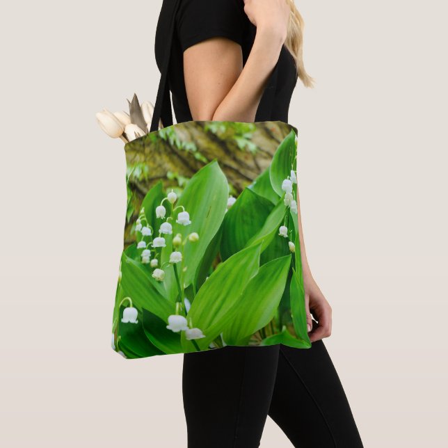 Bolsa Tote Lily of the Valley All Over Impressão Bag (Close Up)