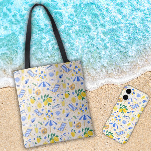 Bolsa Tote Lima Marítimo de Verão Fofo