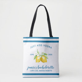 Bolsa Tote Limão Citrus Bachelorette Personalizado