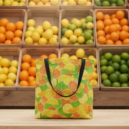 Bolsa Tote Limão de limão laranja