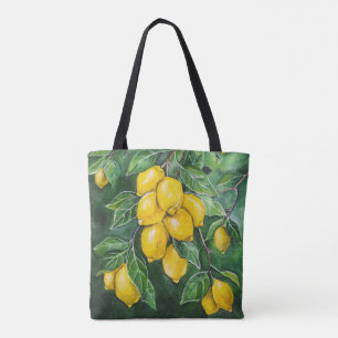 Bolsa Tote Limões Dourados num Dia de Inverno por Alfred Fox