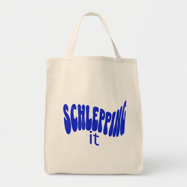 Bolsa Tote Limpando-O À Compras Reutilizáveis Ecológicas (Frente)