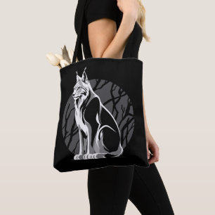 Bolsa Tote Lince Preto e Branco