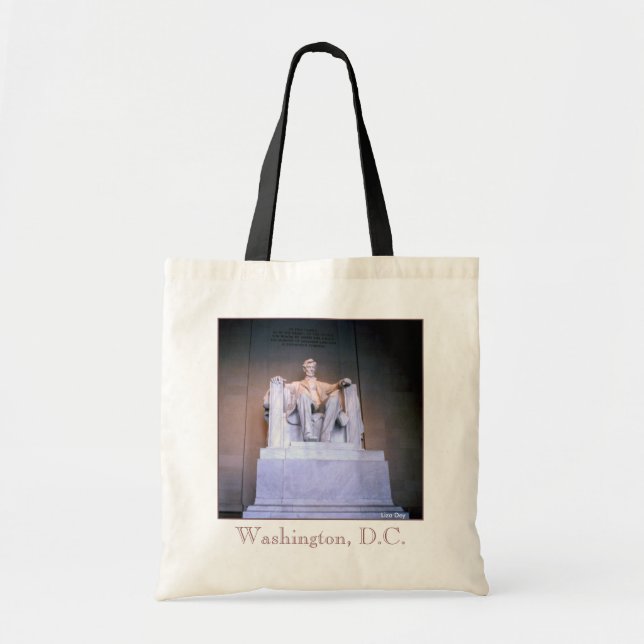 Bolsa Tote Lincoln Memorial Budget Canvas (Frente)