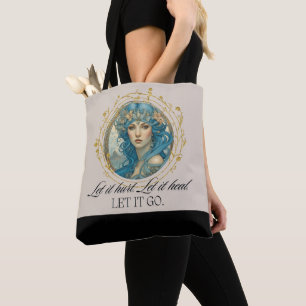 Bolsa Tote Linda AI Inspiradora Cotação Fada Rainha