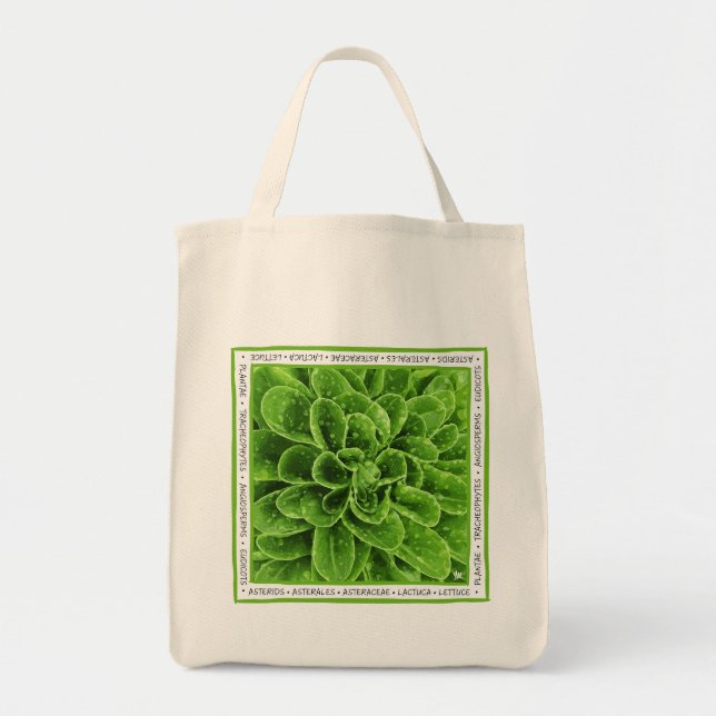 Bolsa Tote Linda alface (Frente)
