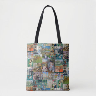 Bolsa Tote Linda arte impressionista elegante