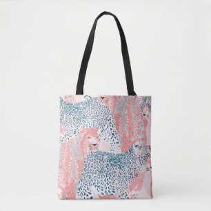 Bolsa Tote Linda arte Leopardo, padrão perfeito, abstrato