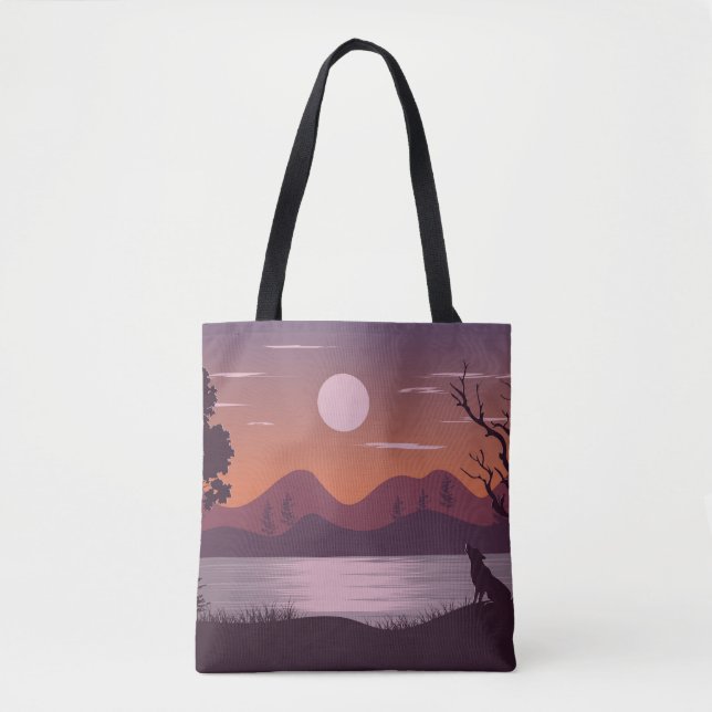 Bolsa Tote Linda cena do rio (Frente)