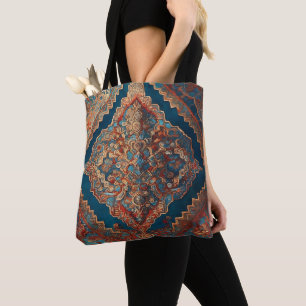 Bolsa Tote Linda Coleção Moderna de Padrão Persa