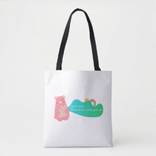 Bolsa Tote Linda família Bear