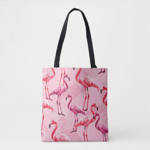 Bolsa Tote Linda Flamingo Bird Pink Sem Olho Illiu