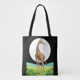 Bolsa Tote linda girafa