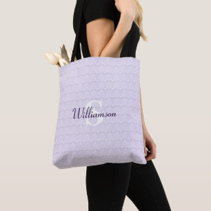 Bolsa Tote Linda Lilac Moderna Personalizada