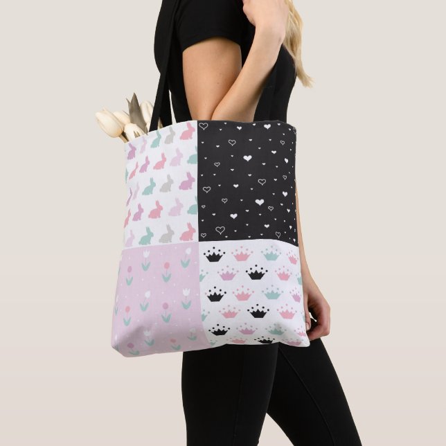 Bolsa Tote Linda Páscoa interessante (Close Up)