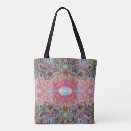 Bolsa Tote Linda pintura de aquarela Chic Flower Garden