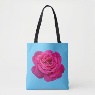 Bolsa Tote Linda rosa rosa