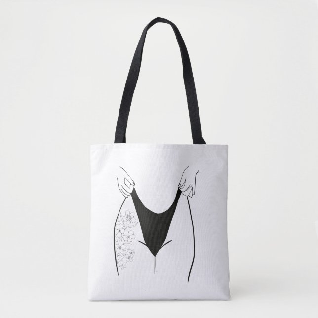 Bolsa Tote Linda tatuagem  (Frente)
