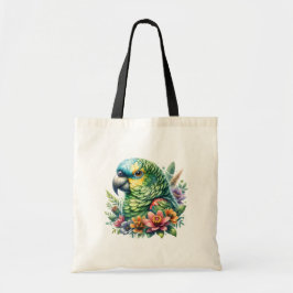 Bolsa Tote Linda Watercolor Amazon Parrot