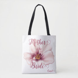 Bolsa Tote Linda Watercolor Mãe Rosa da Noiva