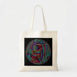 Bolsa Tote Linda Yoga Wellness & Harmony Globe