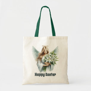 Bolsa Tote Lindo Anjo Feliz de Páscoa