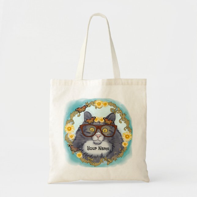 Bolsa Tote Lindo Gato Fofo  (Frente)